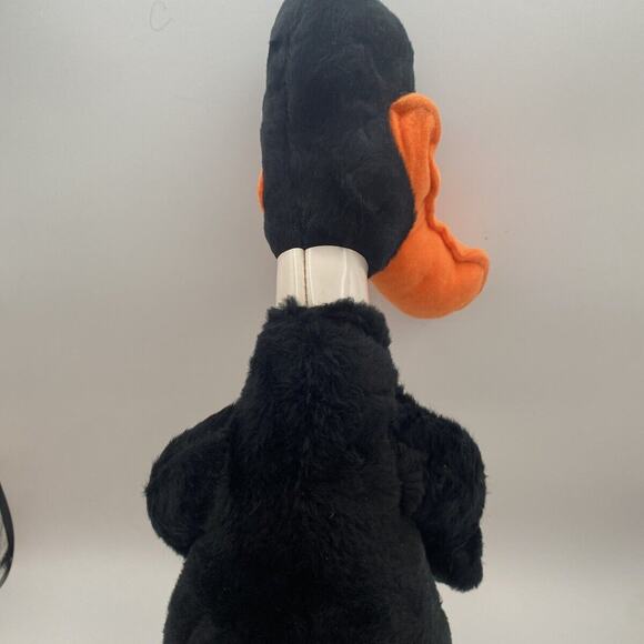 Daffy Duck Plush Toy 1977 Warner Bros w/ Tag 19" Vintage Stuffed Animal (I1) - Picture 3 of 12